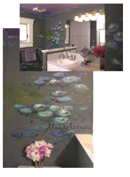 Water Lillies in the bath